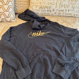 NIKE brand hoodie with Gold logo